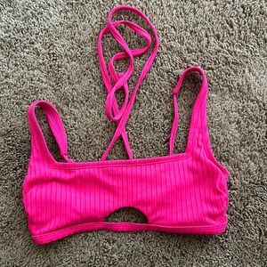Xhilaration Hot Pink Bikini Top